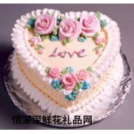 艺术蛋糕,LOVE(10寸)