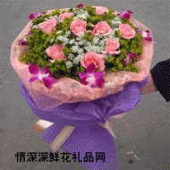 爱情鲜花,粉色丽人