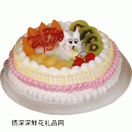 生肖蛋糕,温纯小情人(兔）