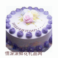 圣诞蛋糕,紫色梦幻(12英寸)